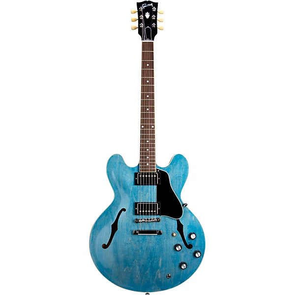 Gibson ES-335 Semi-hollowbody Electric Guitar - Ocean Blue detail image 2
