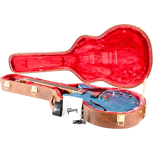 Gibson ES-335 Semi-hollowbody Electric Guitar - Ocean Blue detail image 4