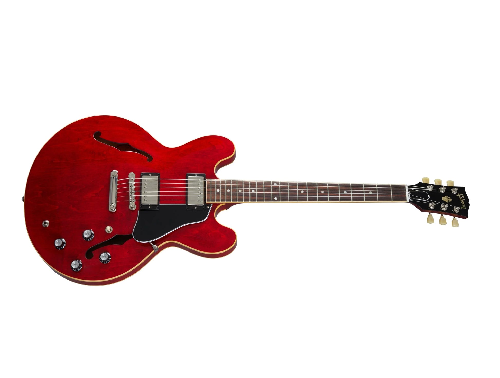 Gibson ES-335 Semi-hollowbody Electric Guitar - Sixties Cherry detail image 2