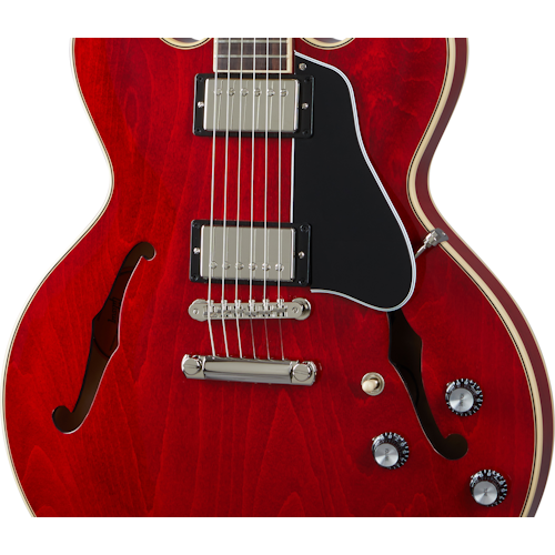 Gibson ES-335 Semi-hollowbody Electric Guitar - Sixties Cherry detail image 3