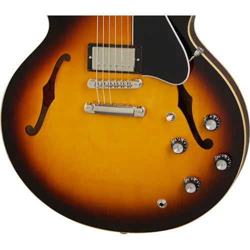 Gibson ES-335 Semi-hollowbody Electric Guitar - Vintage Burst detail image 2
