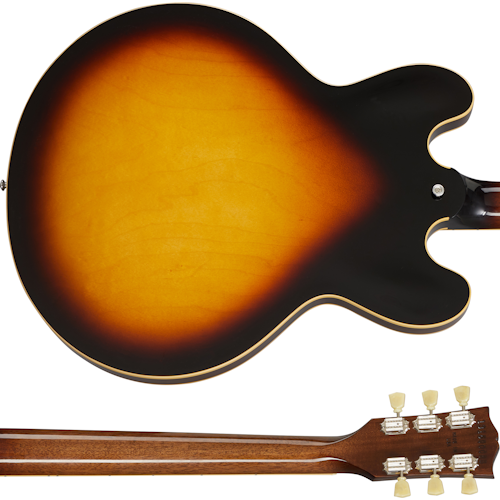 Gibson ES-335 Semi-hollowbody Electric Guitar - Vintage Burst detail image 6
