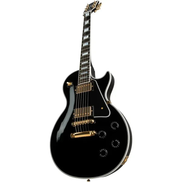 Gibson Les Paul Custom - Ebony with Ebony Fingerboard detail image 11