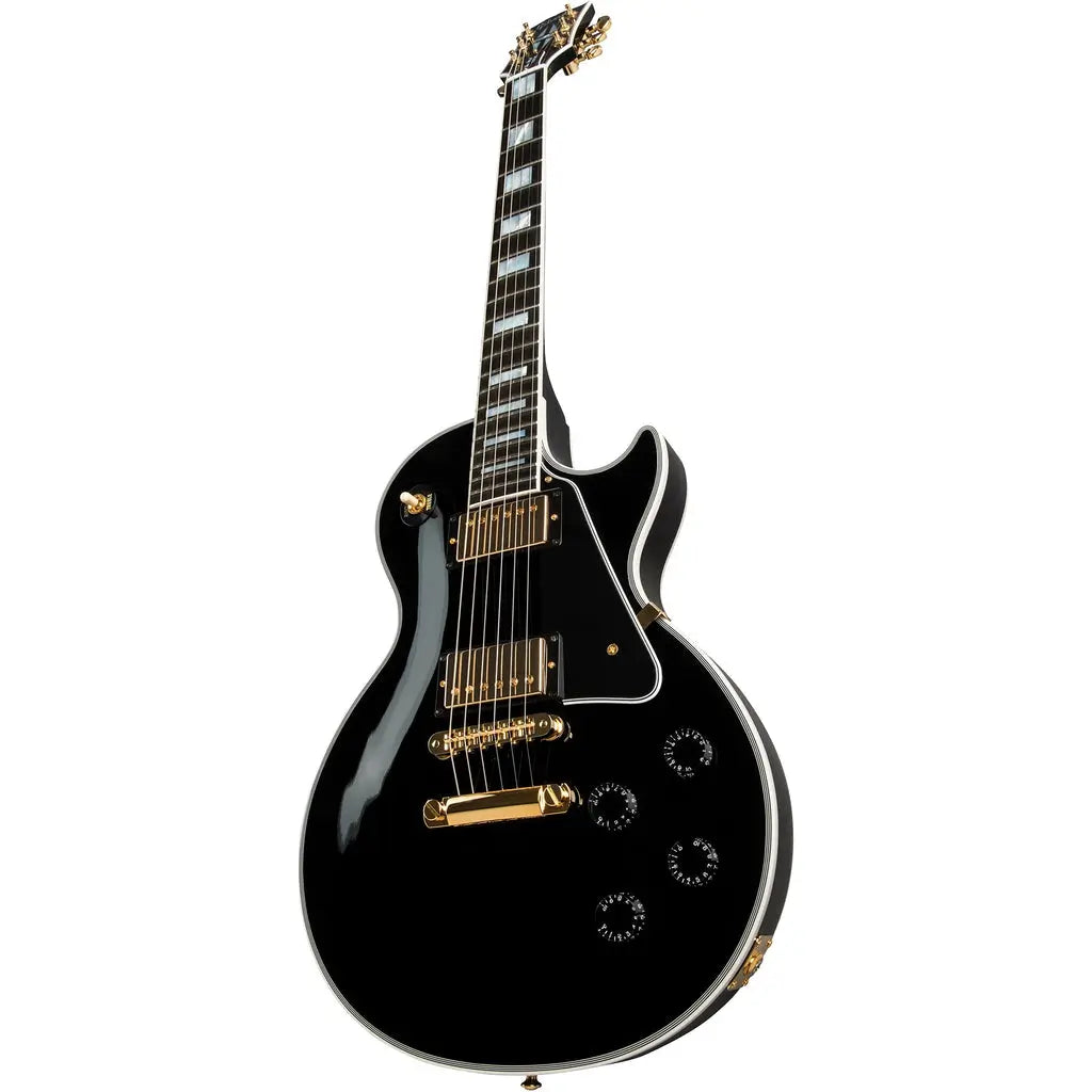 Gibson Les Paul Custom - Ebony with Ebony Fingerboard detail image 3