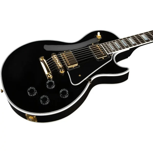 Gibson Les Paul Custom - Ebony with Ebony Fingerboard detail image 12