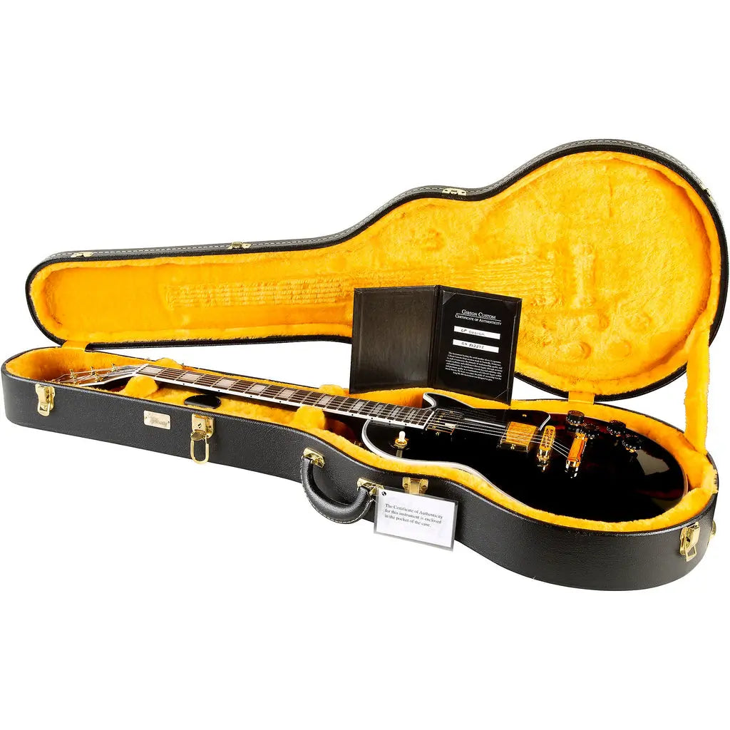 Gibson Les Paul Custom - Ebony with Ebony Fingerboard detail image 8