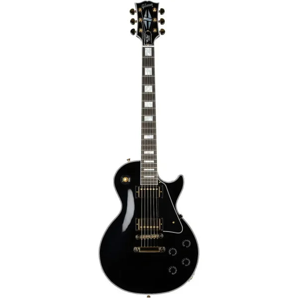 Gibson Les Paul Custom - Ebony with Ebony Fingerboard detail image 10