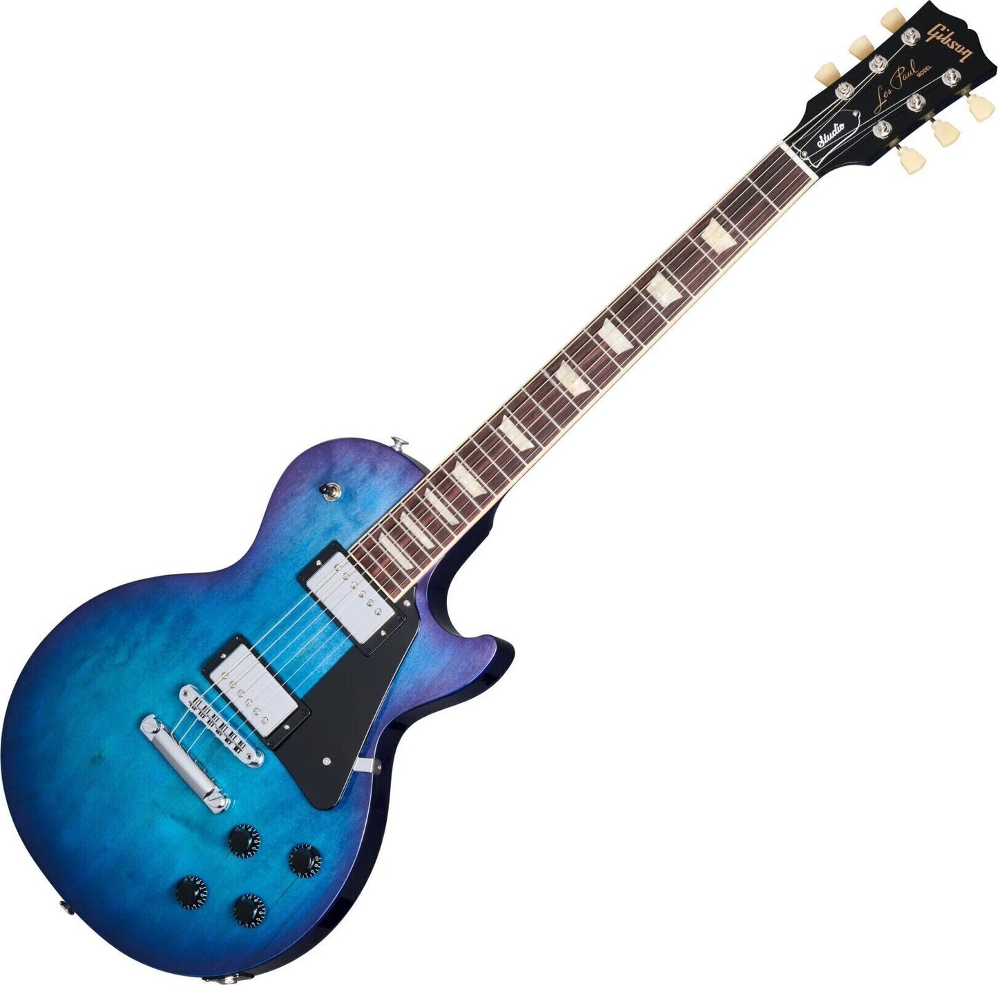 Gibson Les Paul Studio Electric Guitar - Blueberry Burst detail image 2