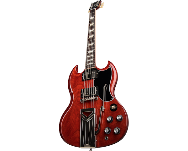 Gibson SG Standard '61 Sideways Vibrola - Vintage Cherry detail image 9