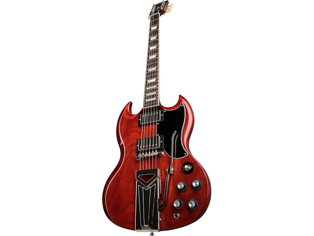 Gibson SG Standard '61 Sideways Vibrola - Vintage Cherry detail image 3