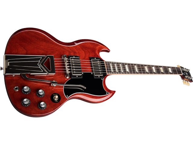 Gibson SG Standard '61 Sideways Vibrola - Vintage Cherry detail image 4