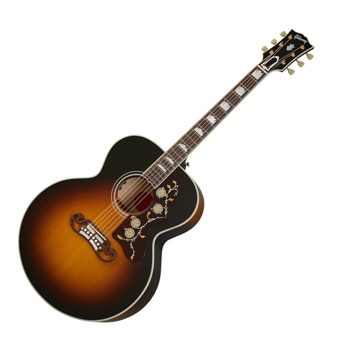 Gibson SJ-200 Original Acoustic Guitar - Vintage Sunburst detail image 2