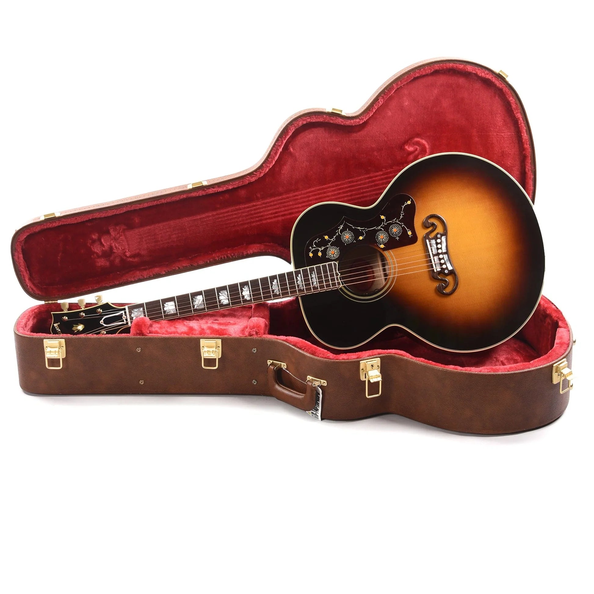 Gibson SJ-200 Original Acoustic Guitar - Vintage Sunburst detail image 8