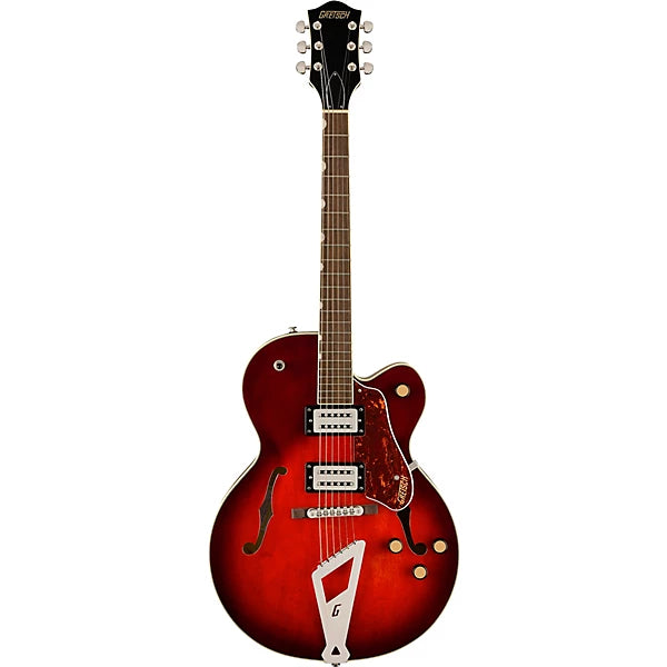 Gretsch G2420 Streamliner Hollowbody Electric Guitar with Chromatic II Tailpiece - Claret Burst detail image 2