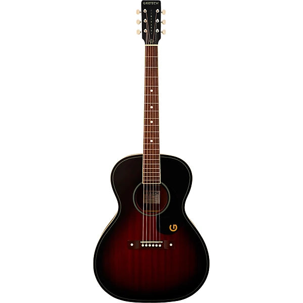 Gretsch Jim Dandy Concert Acoustic Guitar - Deep Cherry Burst detail image 2