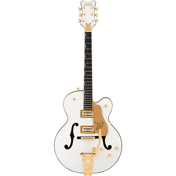 Gretsch Synchromatic Falcon Electric Guitar - Snowcrest White detail image 2