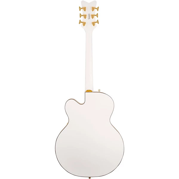 Gretsch Synchromatic Falcon Electric Guitar - Snowcrest White detail image 3
