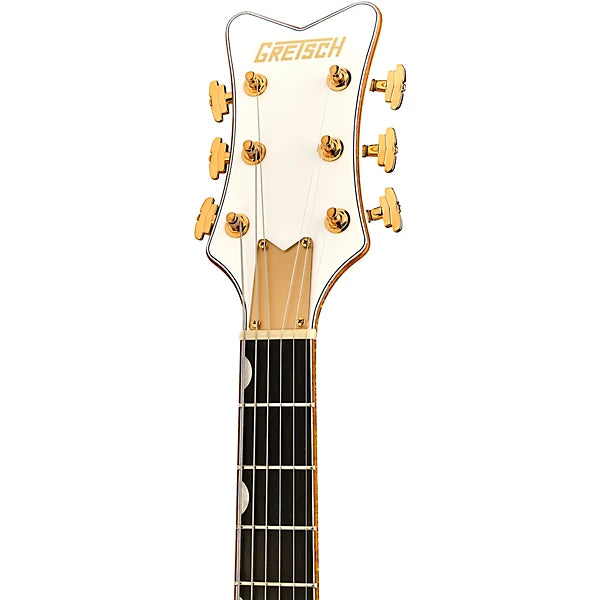 Gretsch Synchromatic Falcon Electric Guitar - Snowcrest White detail image 4