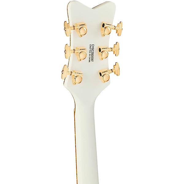 Gretsch Synchromatic Falcon Electric Guitar - Snowcrest White detail image 5