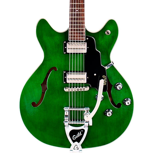 Guild Starfire I DC Electric Guitar - Emerald Green with Guild Vibrato Tailpiece product image