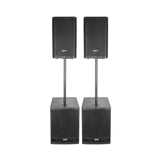 Hybrid PA12DSP & LS18A Speaker Combo -12" DSP + Active - Hybrid - VisionSounds South Africa