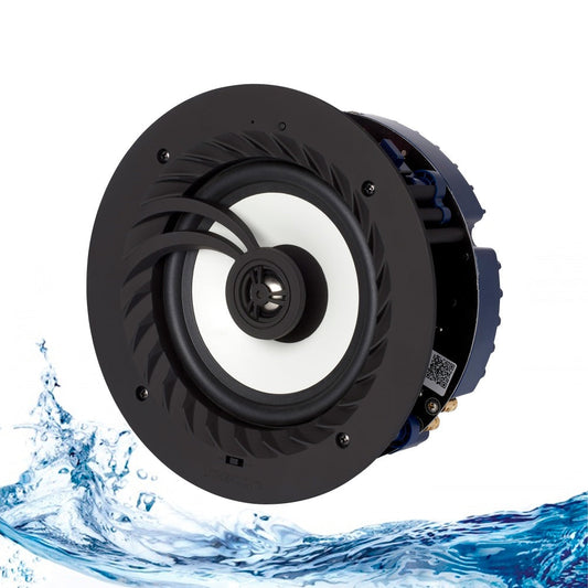 Lithe Audio 6.5" Bluetooth 5 IP44 Rated Bathroom Ceiling Speaker (Single) - Lithe Audio