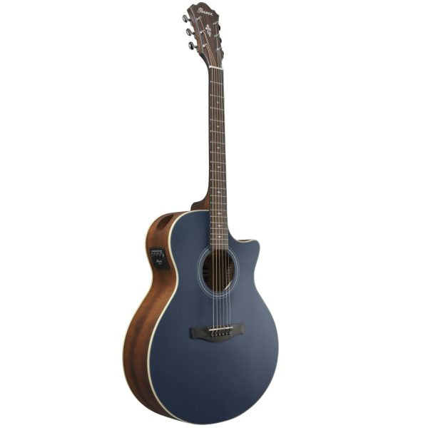 Ibanez AE100 Acoustic-electric Guitar - Dark Tide Blue Flat detail image 11
