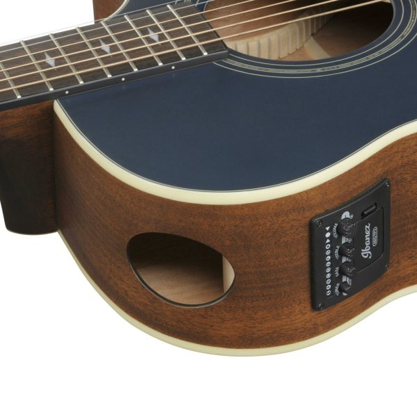 Ibanez AE100 Acoustic-electric Guitar - Dark Tide Blue Flat detail image 12