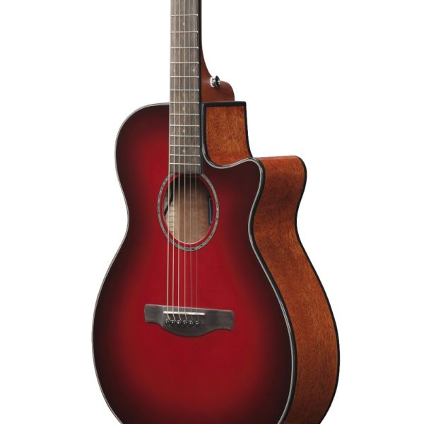 Ibanez AEG51-TRH Acoustic Guitar - Transparent Red Sunburst detail image 10
