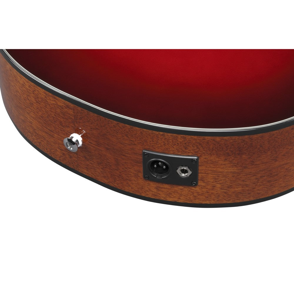 Ibanez AEG51-TRH Acoustic Guitar - Transparent Red Sunburst detail image 4