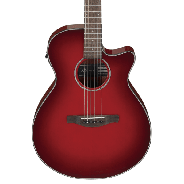 Ibanez AEG51-TRH Acoustic Guitar - Transparent Red Sunburst detail image 8