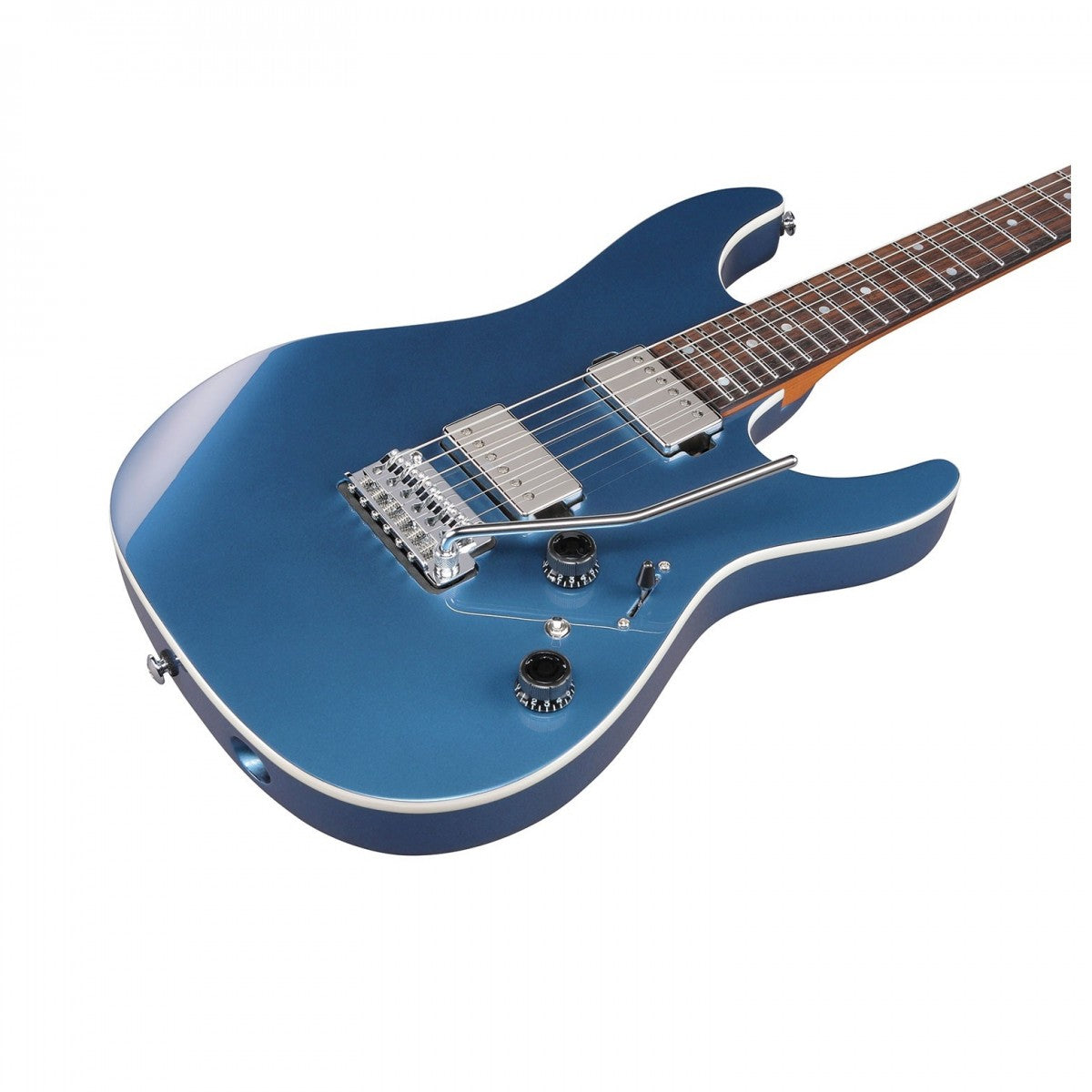 Ibanez AZ42P1-PBE AZ Premium Guitar - Prussian Blue Metallic detail image 3