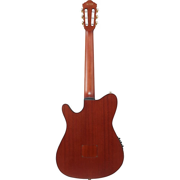 Ibanez FRH20 Thinline Nylon-string Acoustic-electric Guitar - Satin Natural detail image 4