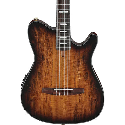 Ibanez FRH20 Thinline Nylon-string Acoustic-electric Guitar - Satin Natural product image