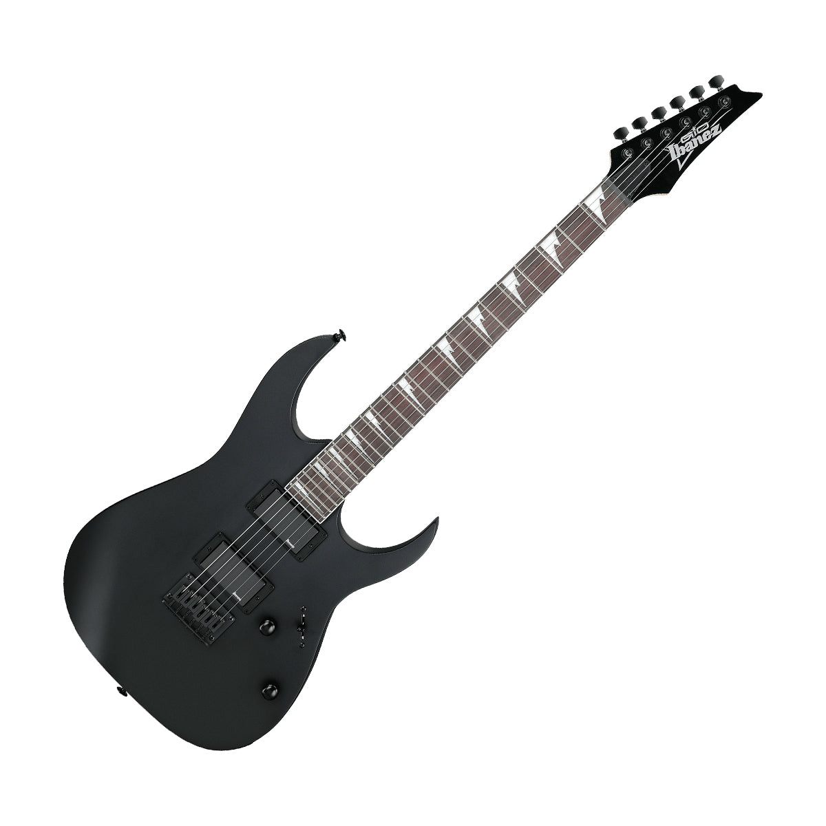 Ibanez GRG121DX-BKF Gio Electric Guitar - Black Flat detail image 2