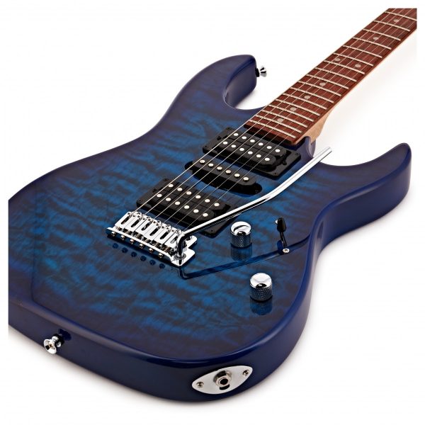 Ibanez GRX70QA GIO Electric Guitar - Transparent Blue Burst detail image 8