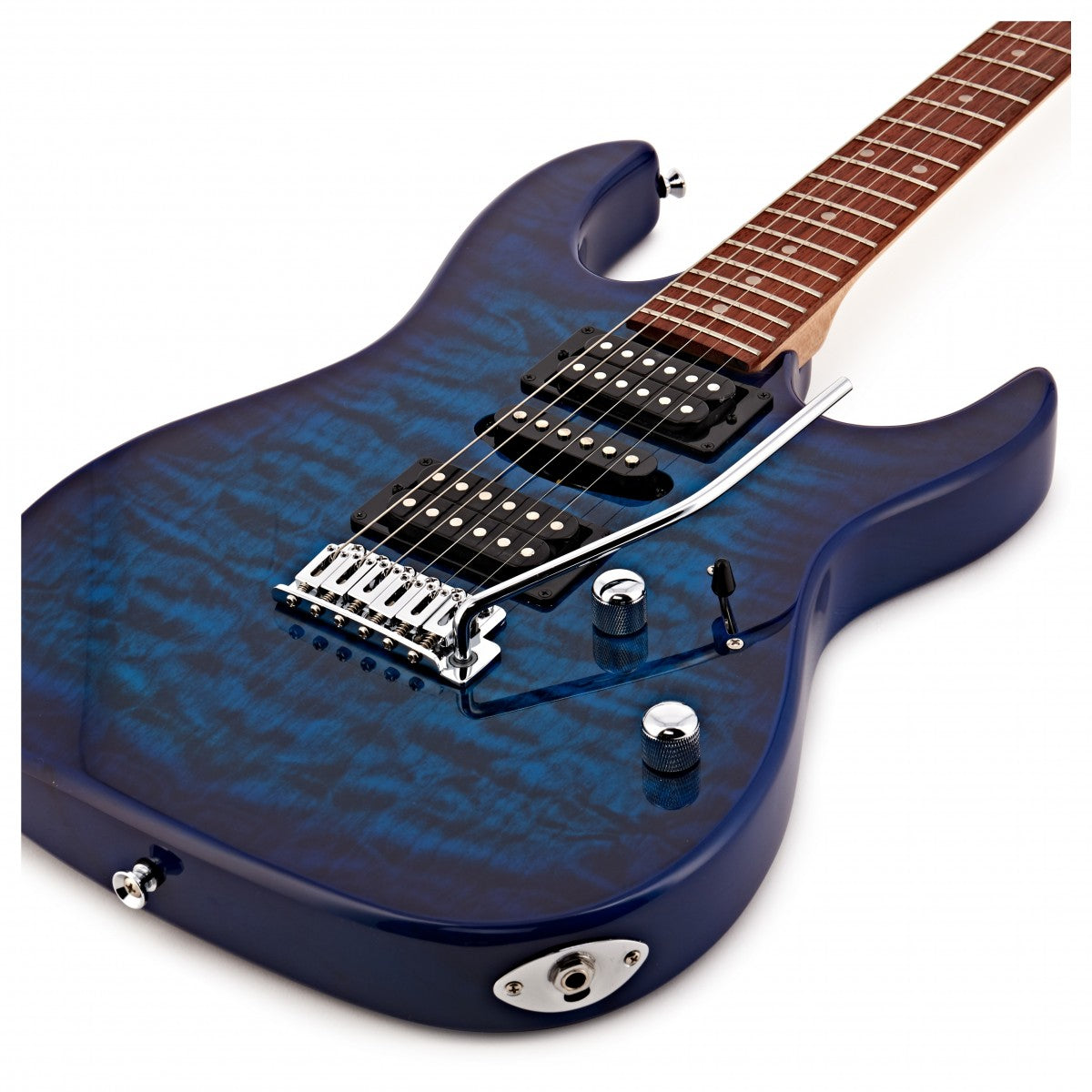 Ibanez GRX70QA GIO Electric Guitar - Transparent Blue Burst detail image 3