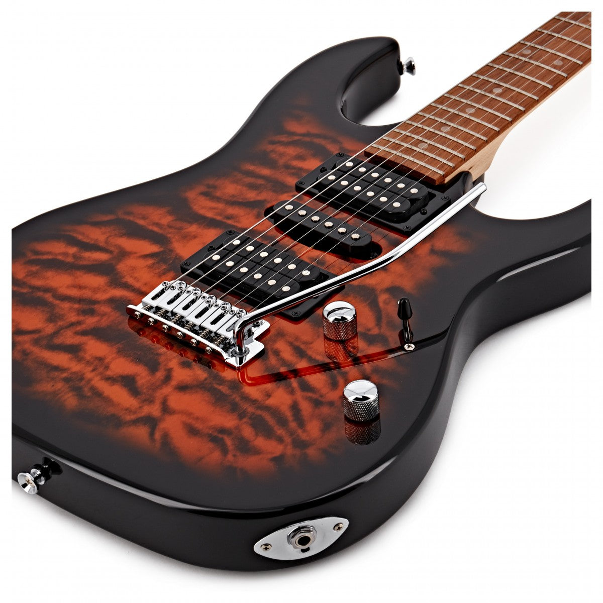 Ibanez Gio GRX70QA Electric Guitar - Sunburst detail image 3