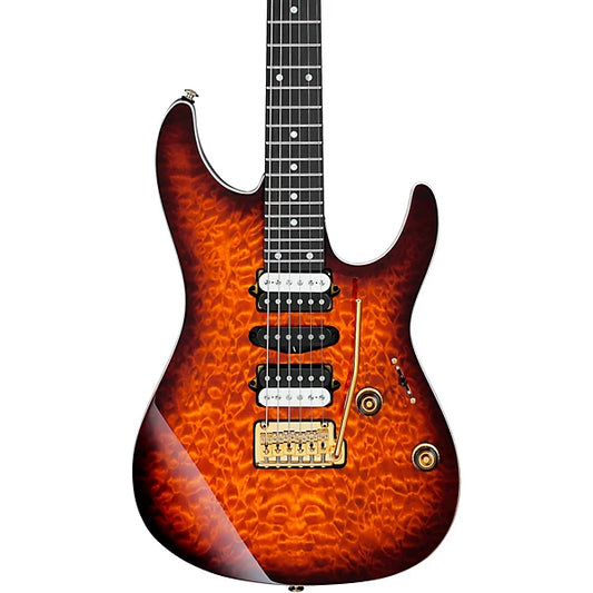 Ibanez Premium AZ47P1QM Electric Guitar - Dragon Eye Burst product image