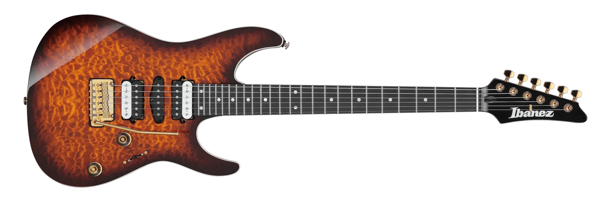 Ibanez Premium AZ47P1QM Electric Guitar - Dragon Eye Burst detail image 2