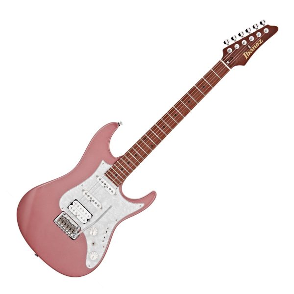 Ibanez Prestige AZ2204 Electric Guitar - Hazy Rose Metallic detail image 9