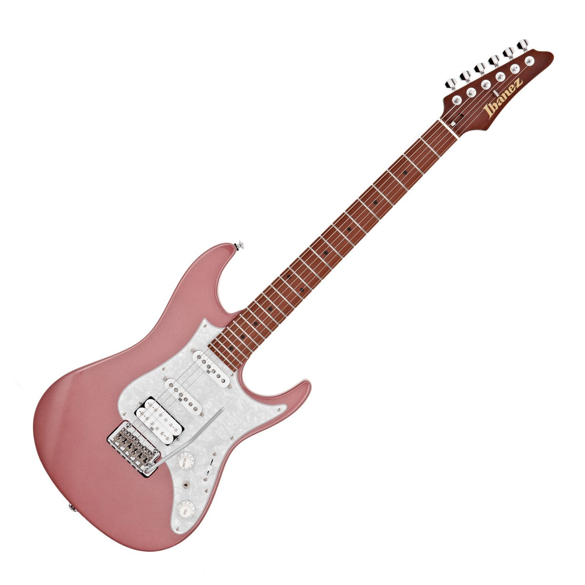 Ibanez Prestige AZ2204 Electric Guitar - Hazy Rose Metallic detail image 2