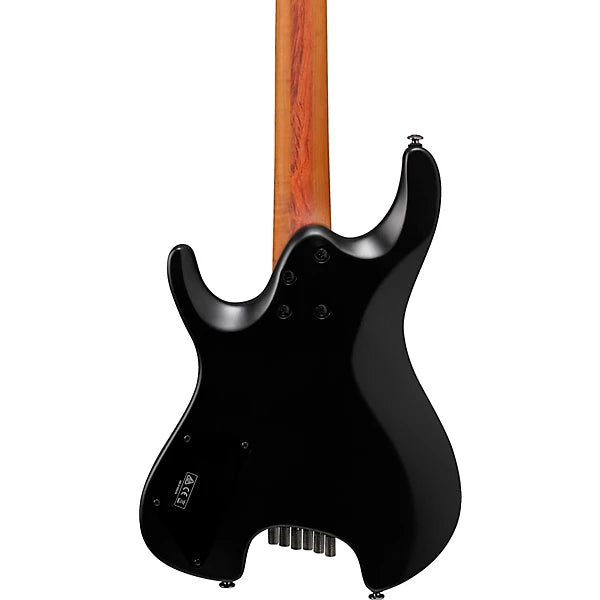 Ibanez QX52 Headless 6-String Electric Guitar - Black Flat detail image 5
