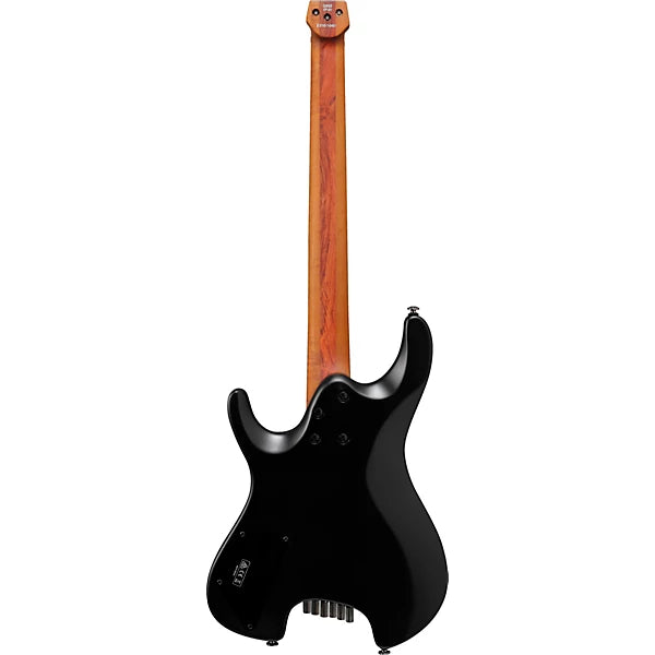 Ibanez QX52 Headless 6-String Electric Guitar - Black Flat detail image 6