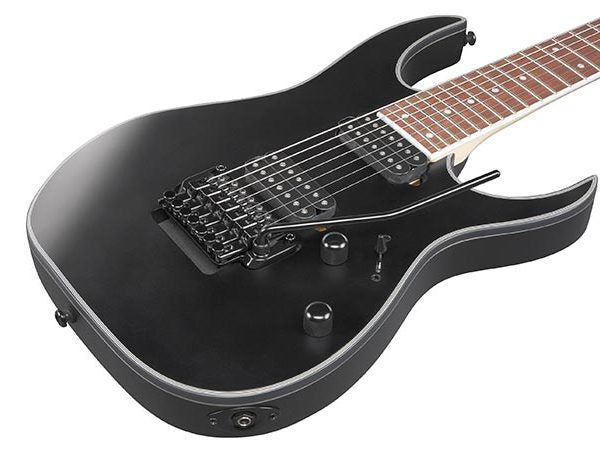 Ibanez RG7320EX-BKF 7-String Electric Guitar - Black Flat detail image 9