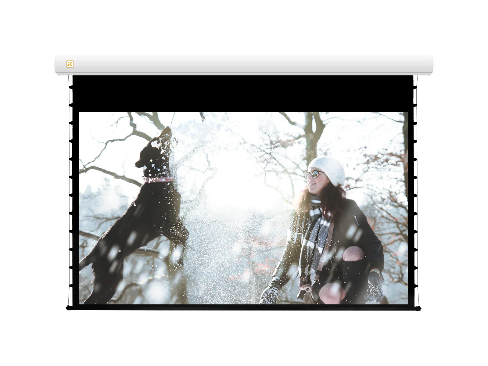 JK HD Pro Tab Tensioned Electric Screens 16:9 - JK Screens