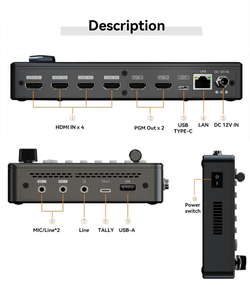 Kato Vision KT-KD10 HDMI Switcher detail image 5