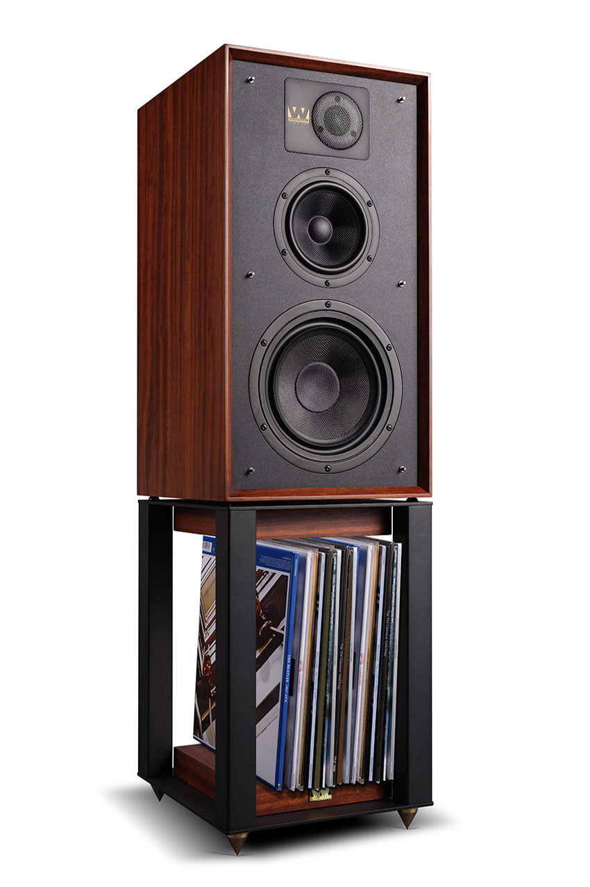 Wharfedale Linton Heritage 85th Anniversary Bookshelf Speaker — Pair with Stands - View 3
