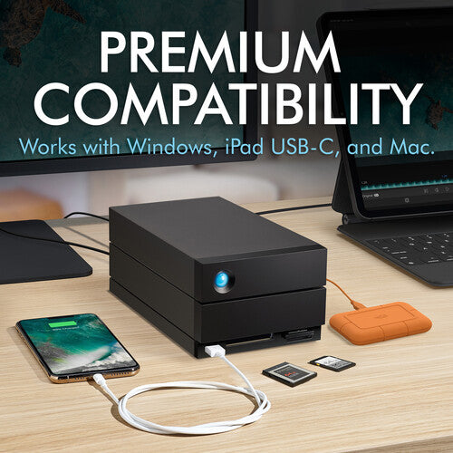 LaCie 2Big Dock Thunderbolt 3 Hard Drive (32TB) product image 4