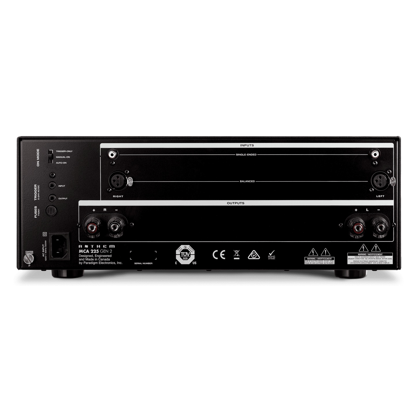 Anthem MCA 225 Gen2 2 Channel Power Amplifier - View 2